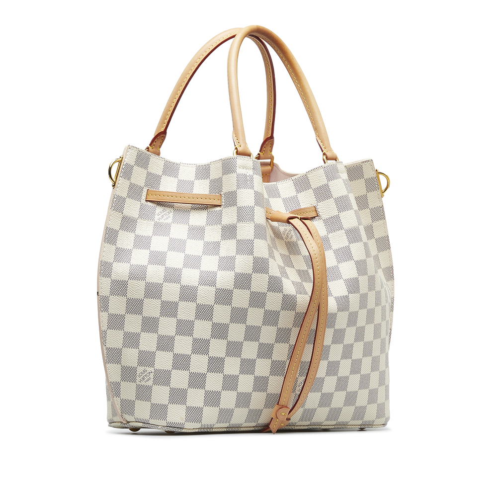 LOUIS VUITTON Damier Azur Girolata Bucket Bag - Picture 2 of 14